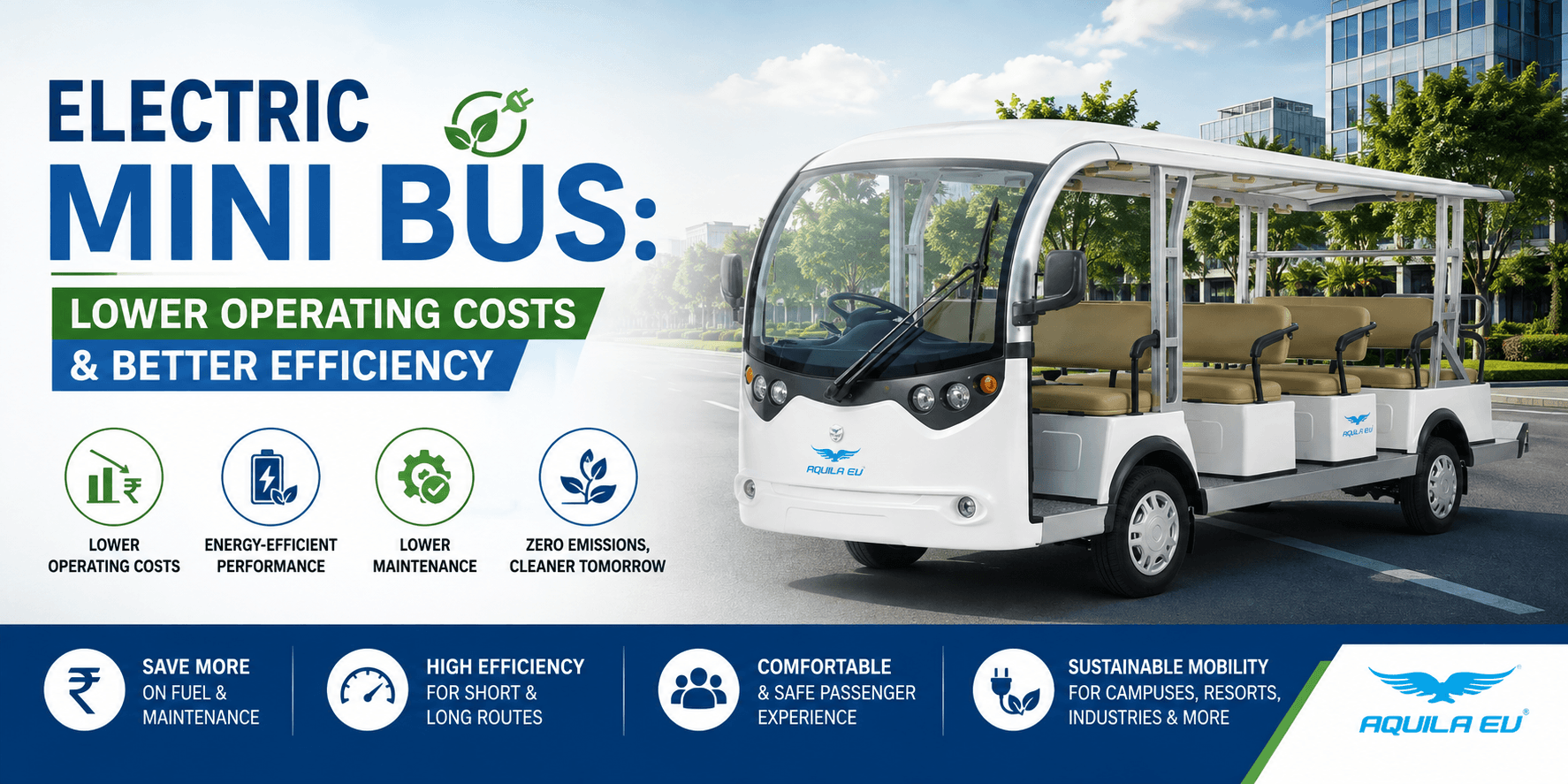 How Electric Mini Buses Help Reduce Operating Costs