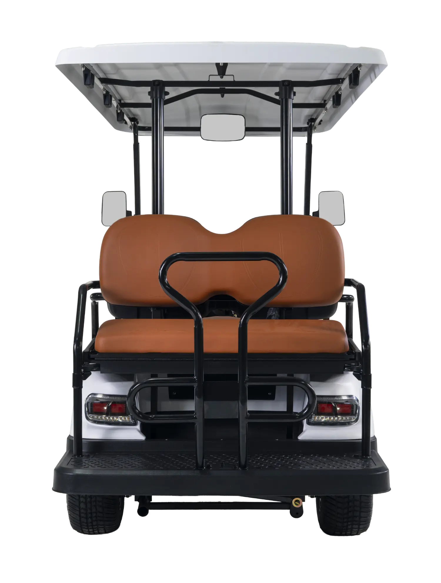 The image shows the back-right side of the TE-A4-2 6 Seater Electric Buggy Cart