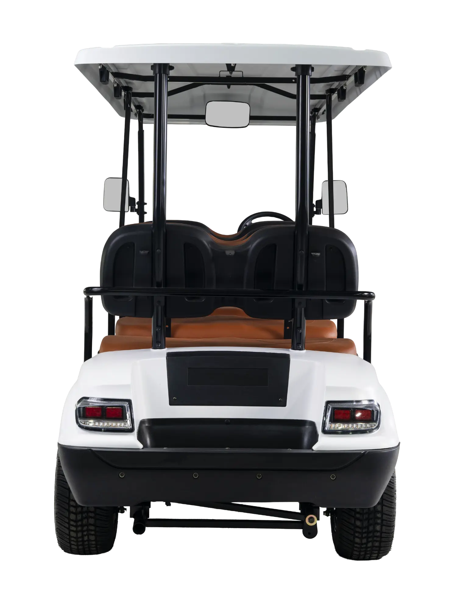 The image shows the right side of the TE-A6 6 seater electric golf cart